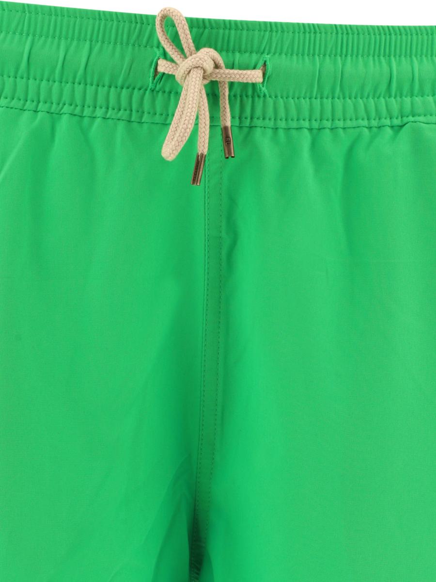 Shop Polo Ralph Lauren "pony" Swim Shorts In Green
