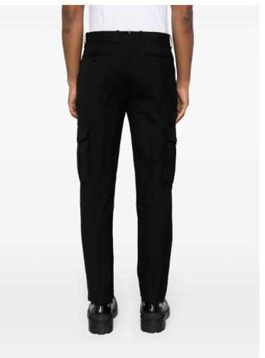 Shop Alexander Mcqueen Trousers In Black