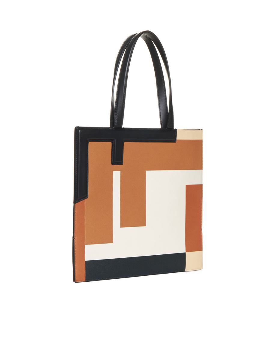 Shop Fendi Bags In Nro+brandy+mlc