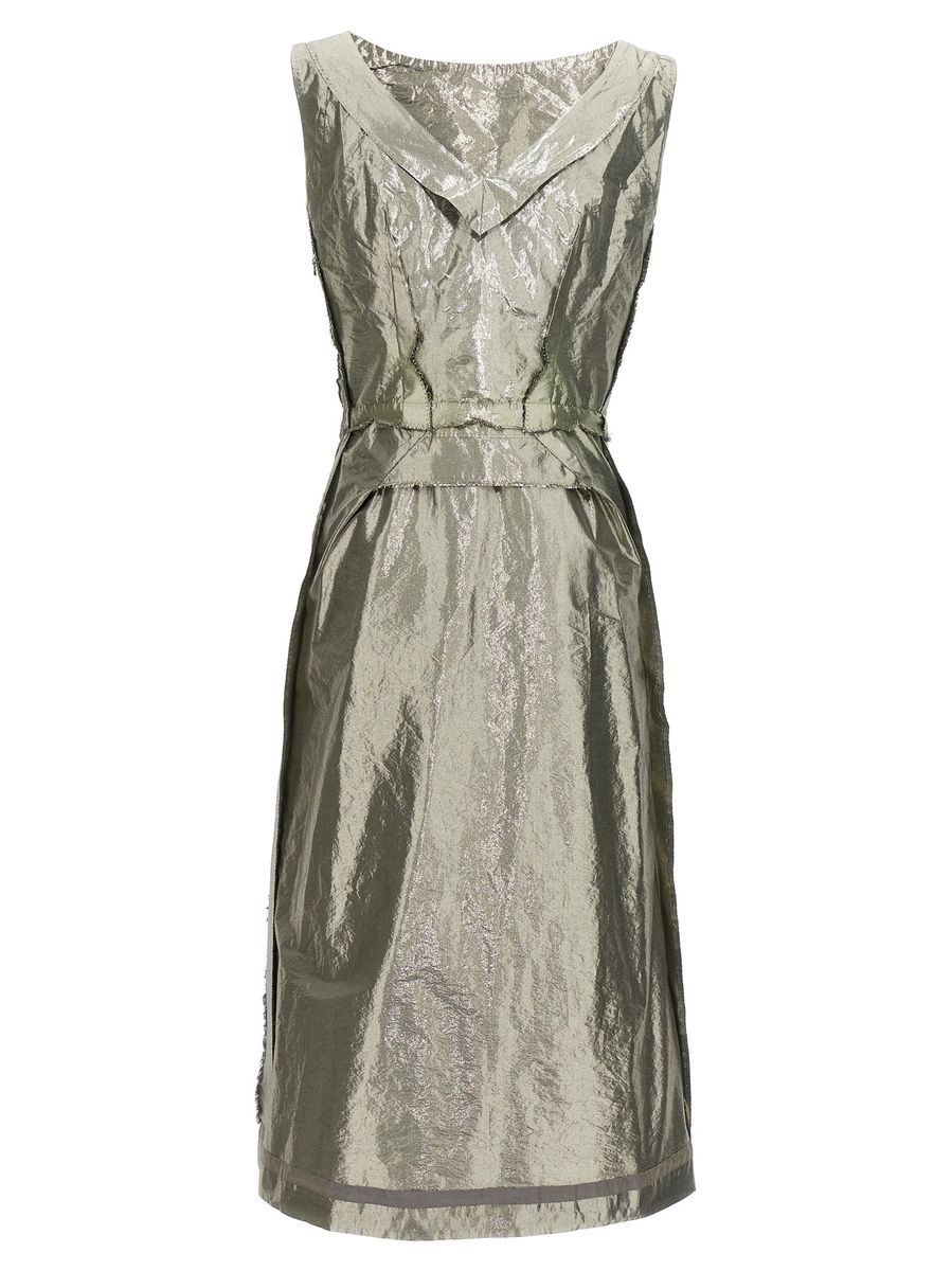 Shop Maison Margiela Dresses In Silver