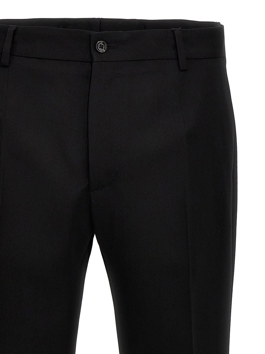 Shop Dolce & Gabbana Trousers In Black