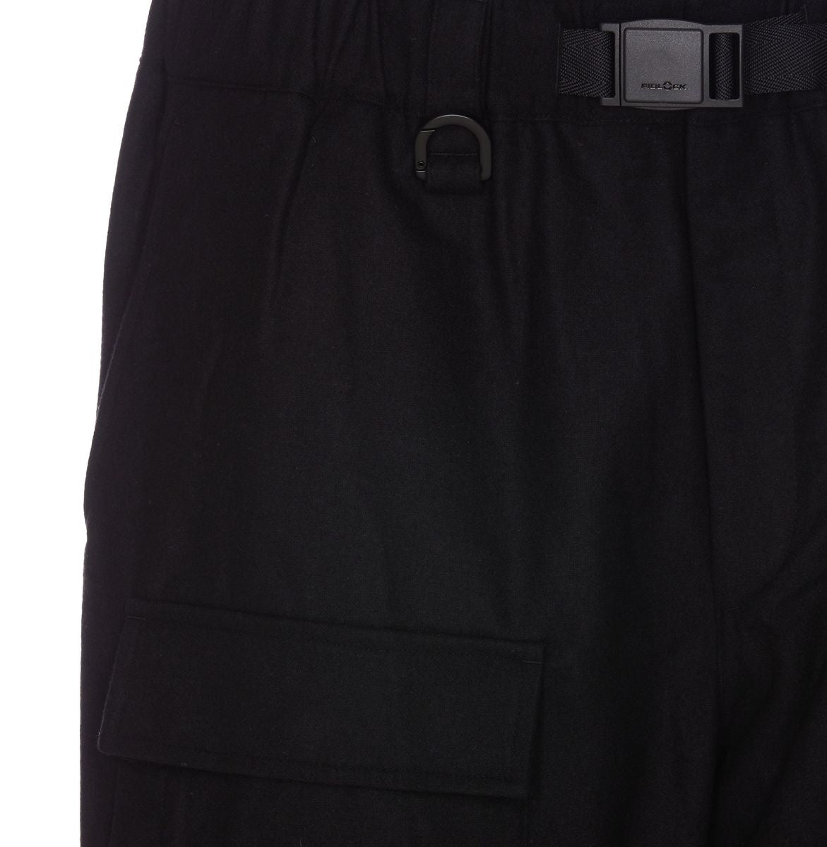 Shop Y-3 Adidas Cargo Pants In Black