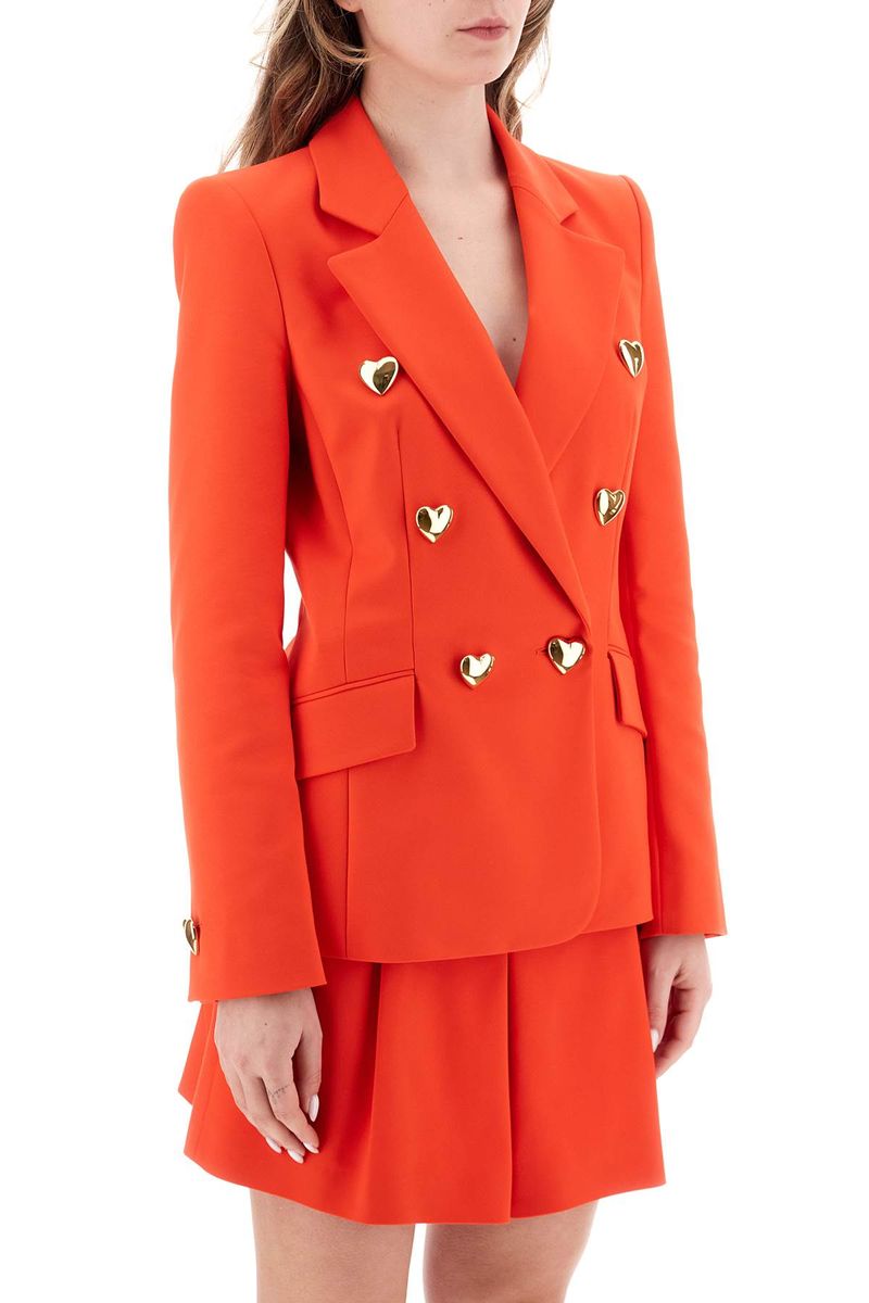 Shop Moschino Jackets In Red