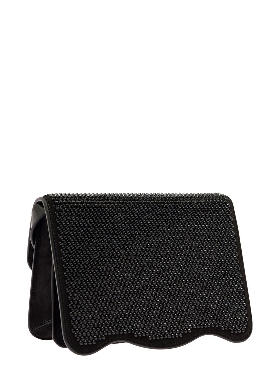 Shop Palm Angels Shoulder Bags In Black