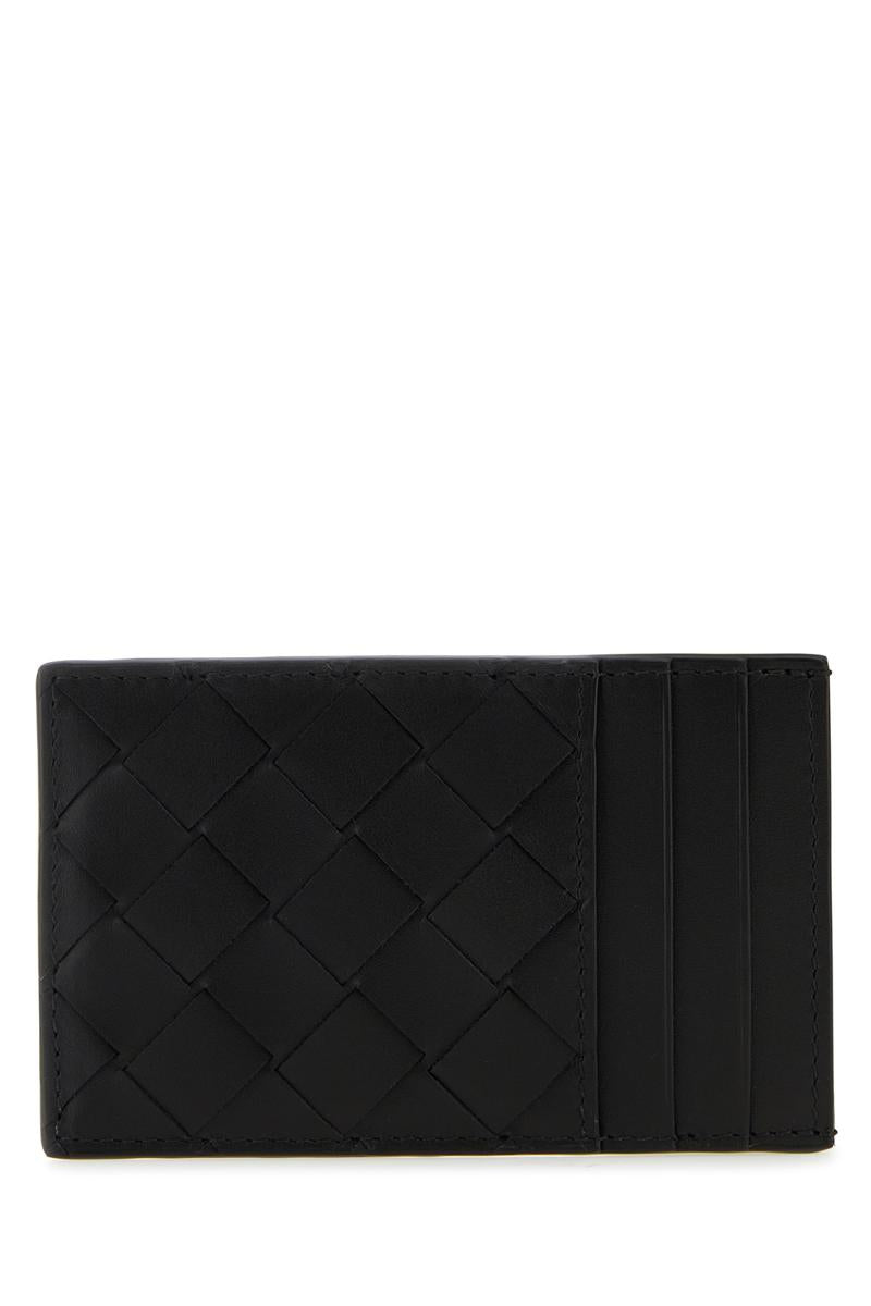 Shop Bottega Veneta Wallets In Blacksilver