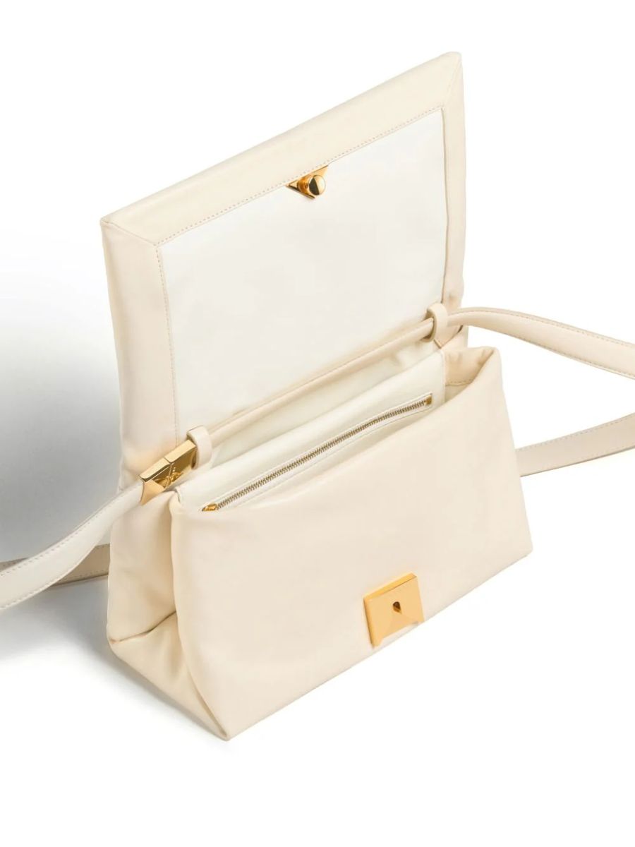 Shop Marni "prisma" Shoulder Bag In White