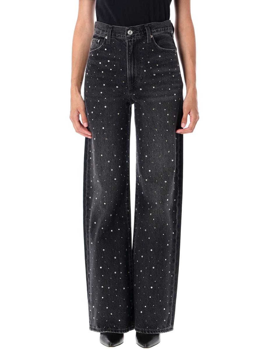 Levi's Ribcage Crystal Wide Leg Jeans