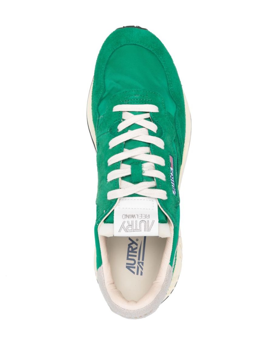 Shop Autry Sneakers In Green