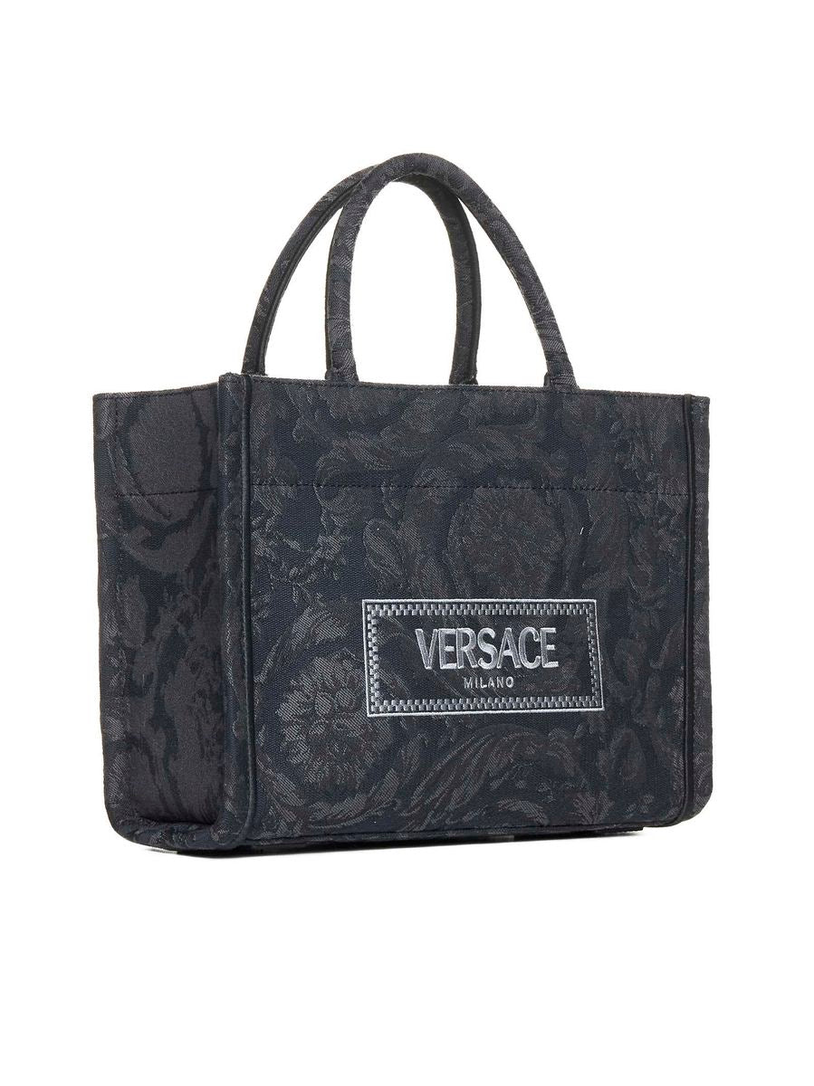 Shop Versace Bags In Black