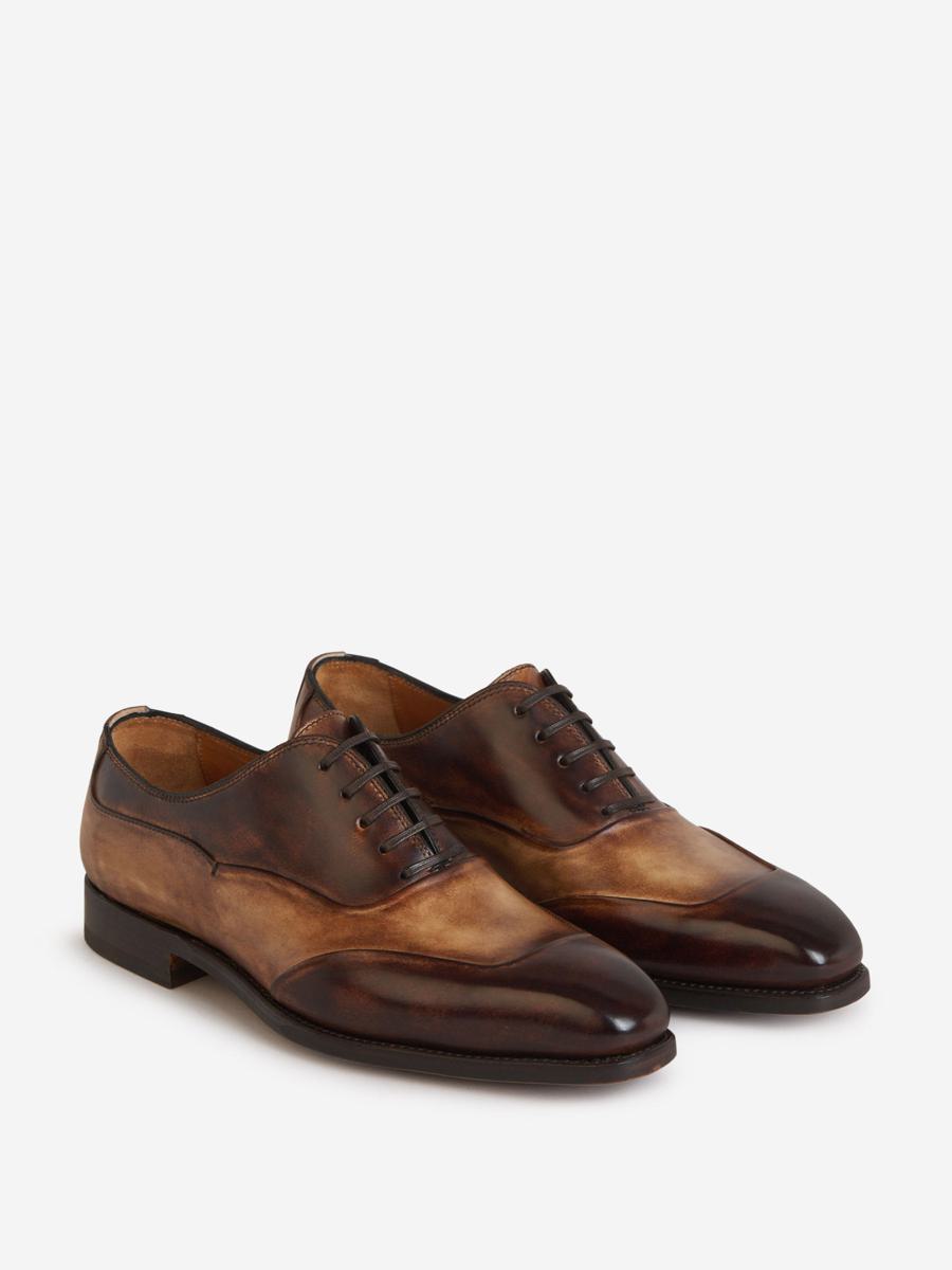 Shop Bontoni Applauso Leather Shoes In Brown
