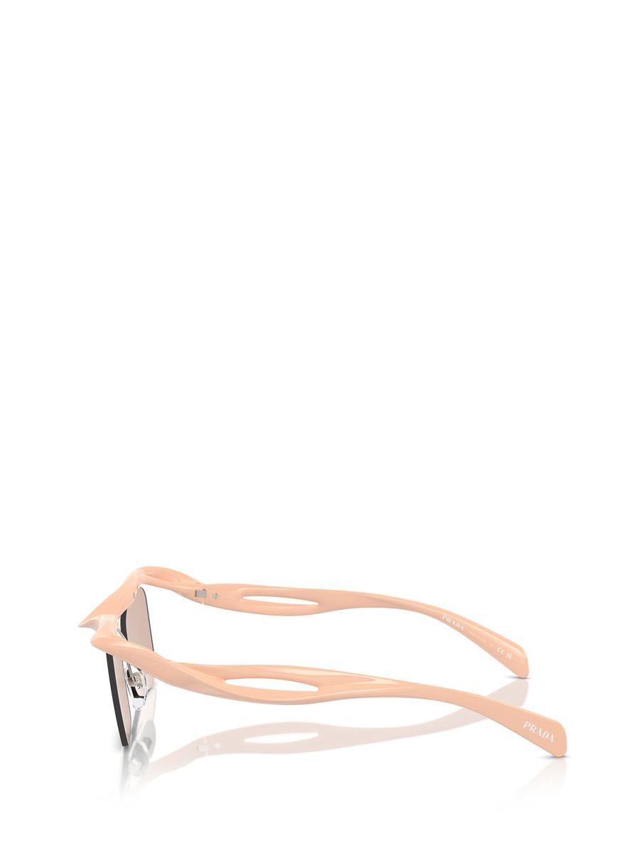 Shop Prada Eyewear Sunglasses In Peach