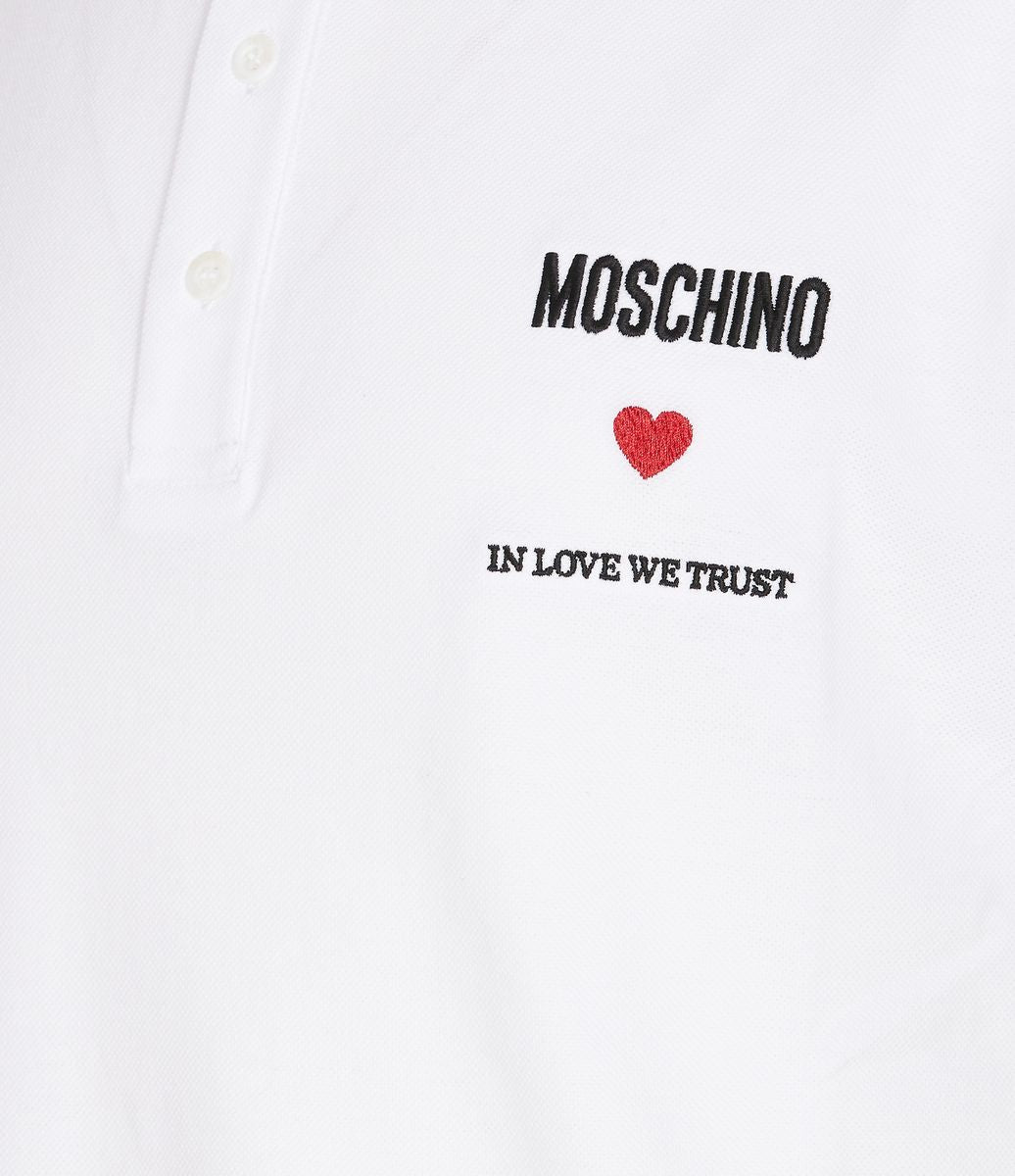 Shop Moschino T-shirts And Polos In White