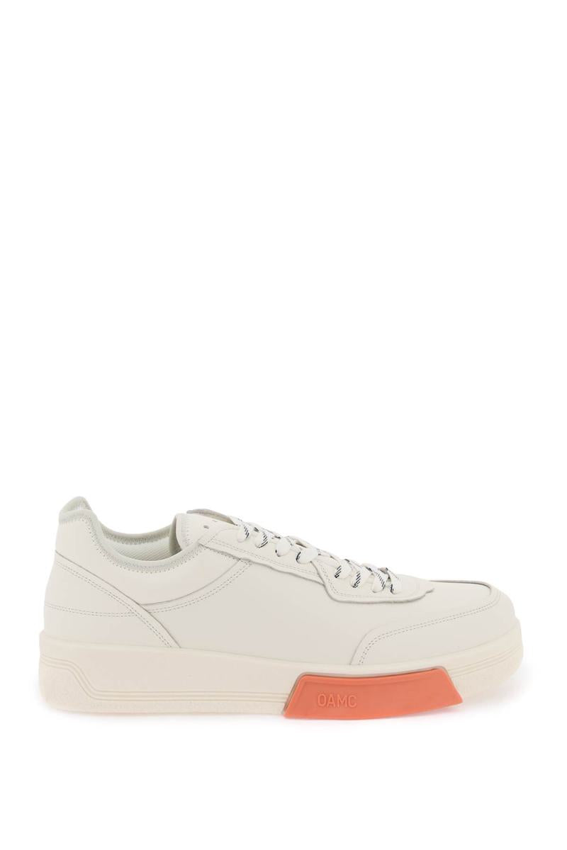 Shop Oamc 'cosmos Cupsole' Sneakers In Bianco