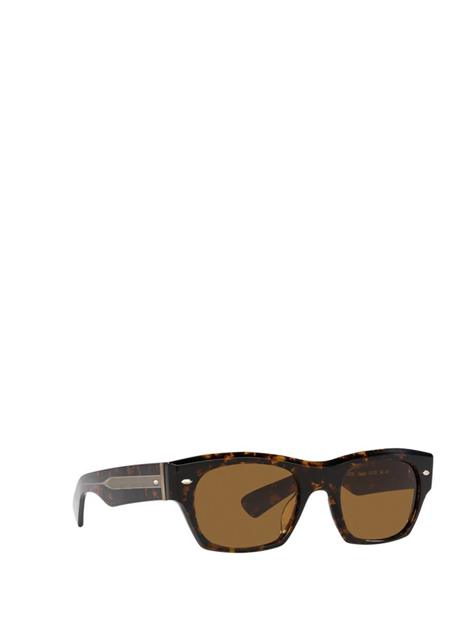 Shop Oliver Peoples Sunglasses In Walnut Tortoise