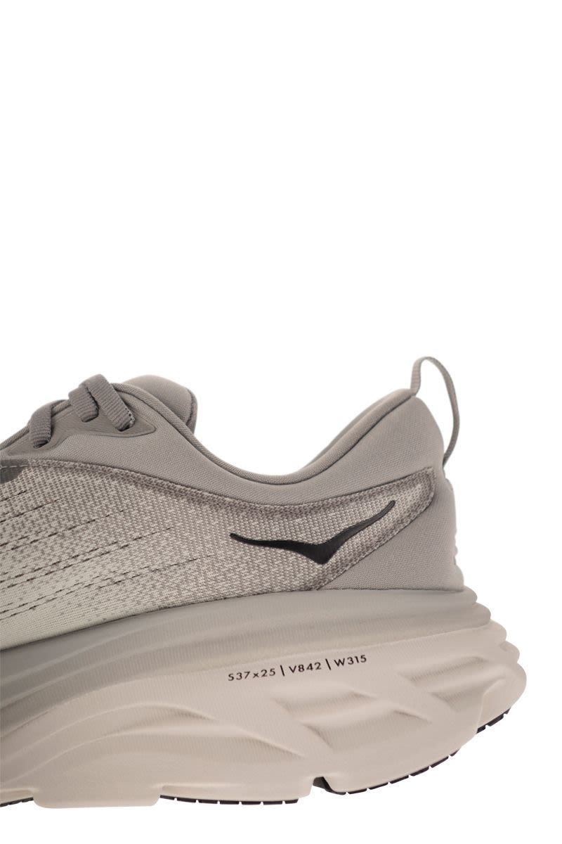 Shop Hoka Bondi 8 - Ultra-shortened Sports Shoe In Grey