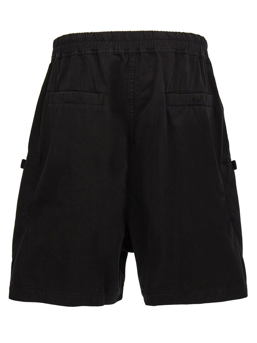 Shop Rick Owens Drkshdw Black Cotton Shorts