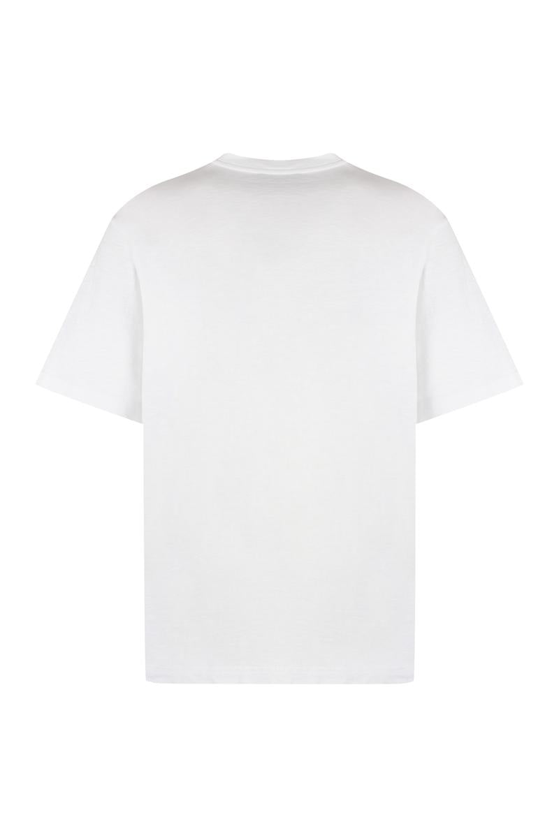 Shop Dolce & Gabbana Cotton Crew-neck T-shirt In White