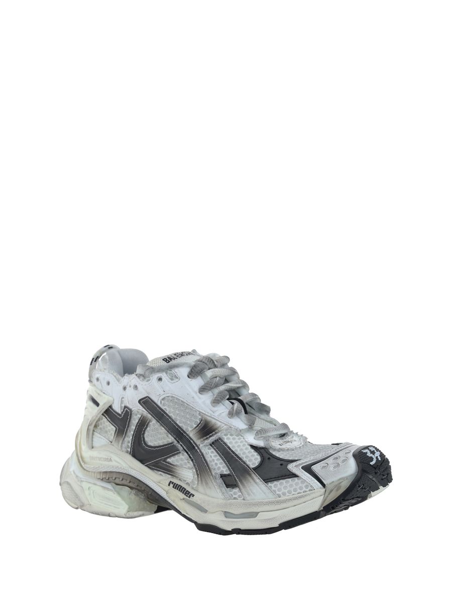 Shop Balenciaga Runner Sneakers In Multicoloured