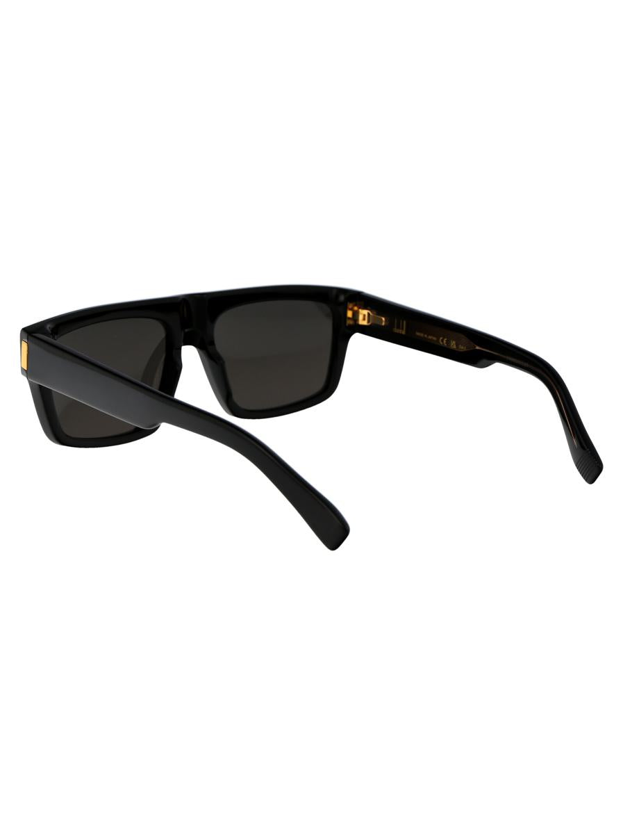 Shop Dunhill Sunglasses In 001 Black Black Grey