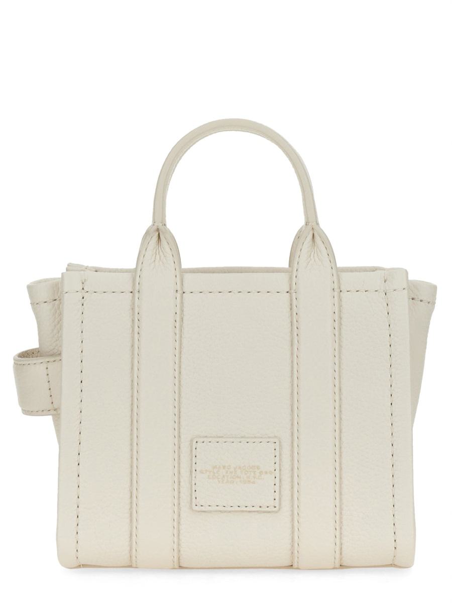Shop Marc Jacobs "the Mini Tote" Bag In White