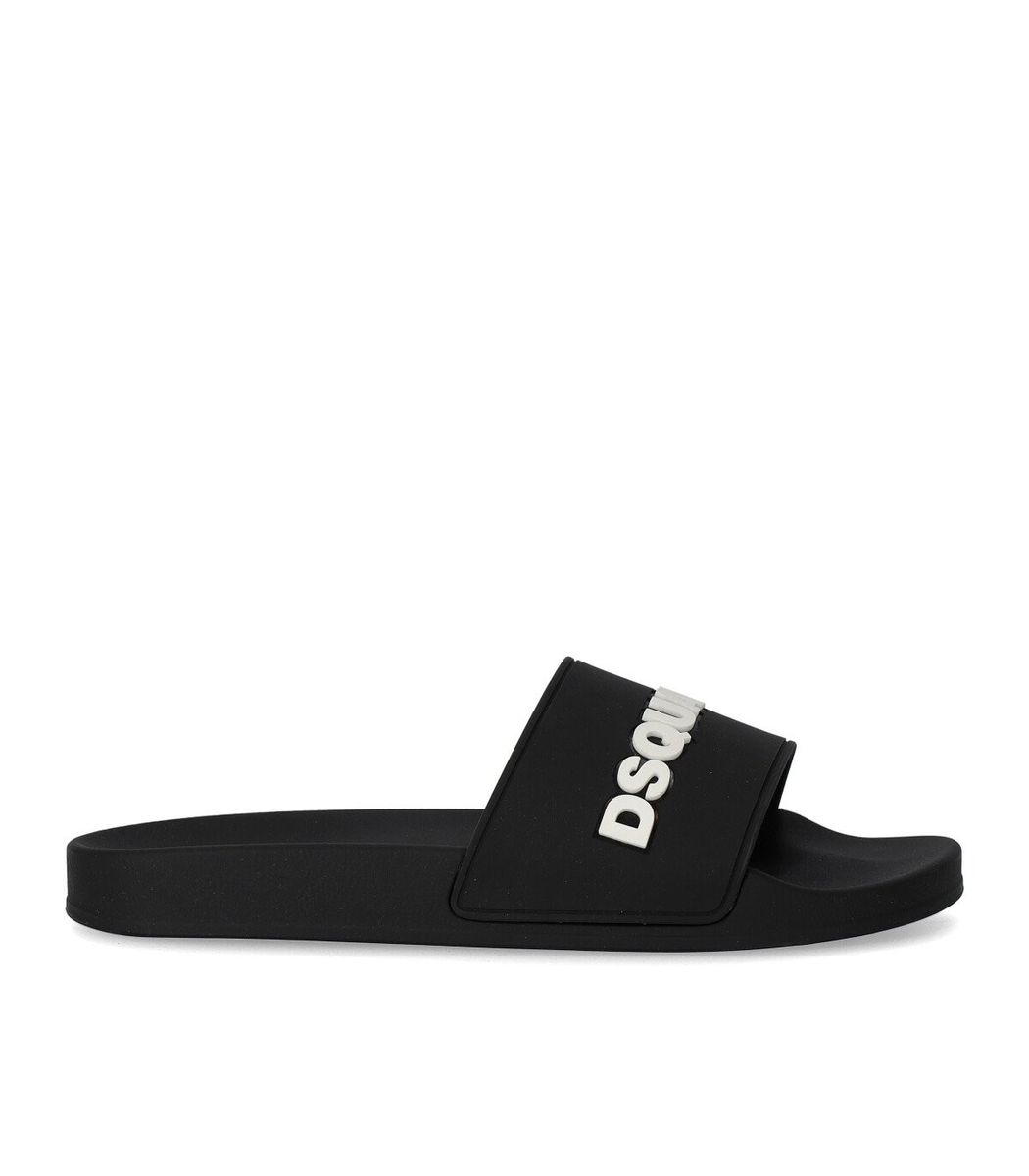 Dsquared2 Slide Sandal In Black