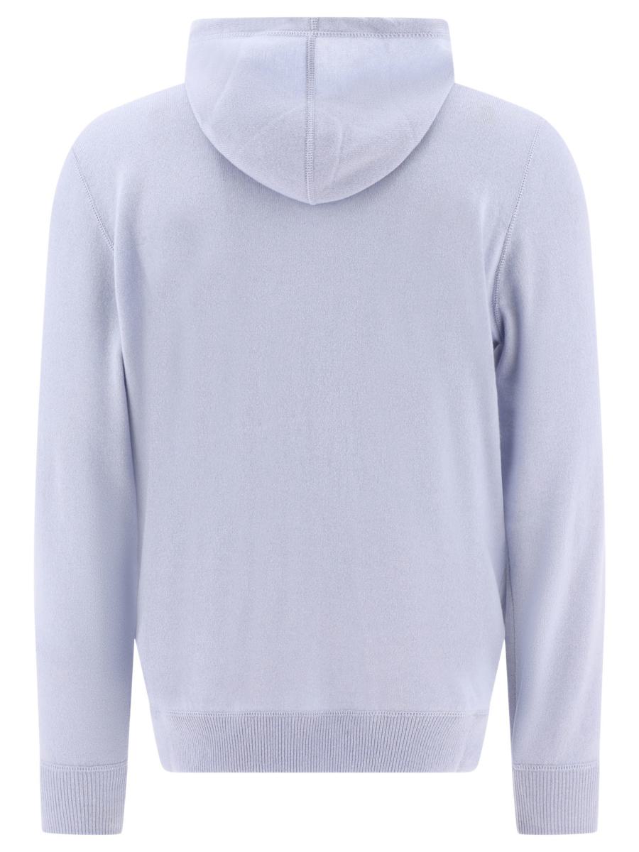 Shop Brunello Cucinelli "active" Zipped Sweater In Blue