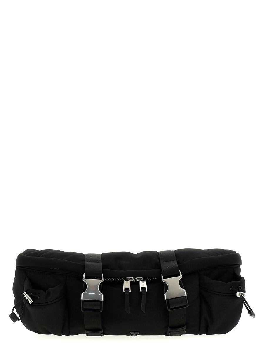 Shop Ami Alexandre Mattiussi Ami Paris Bumbag "ami De Coeur" Unisex In Black