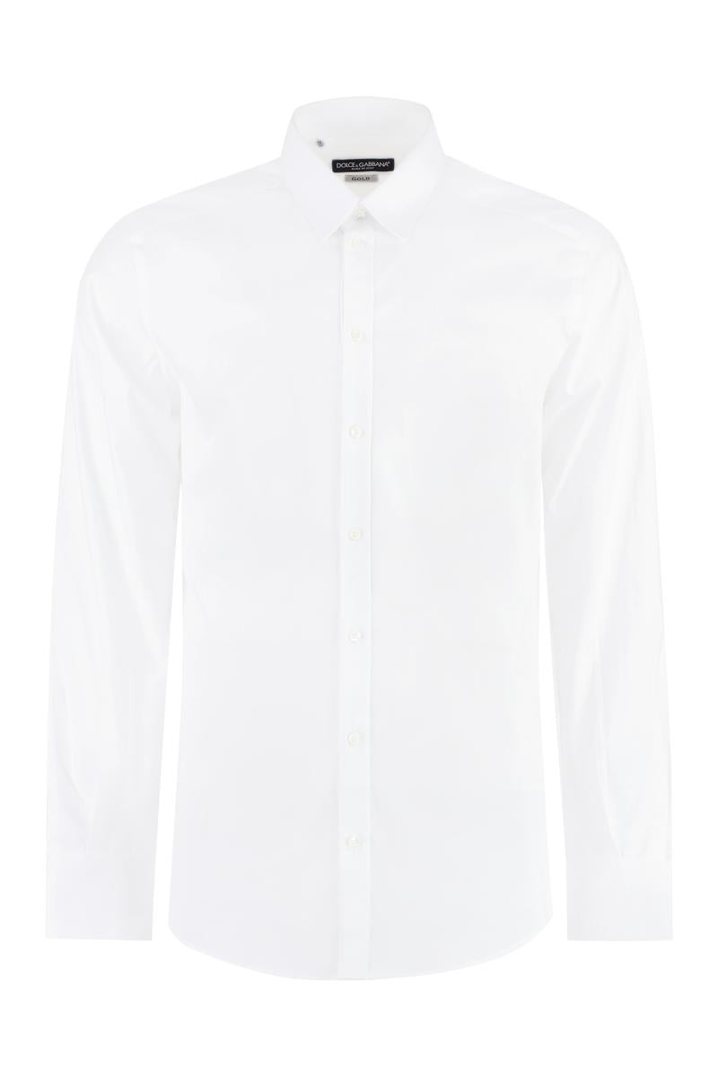 Shop Dolce & Gabbana Cotton Shirt In White