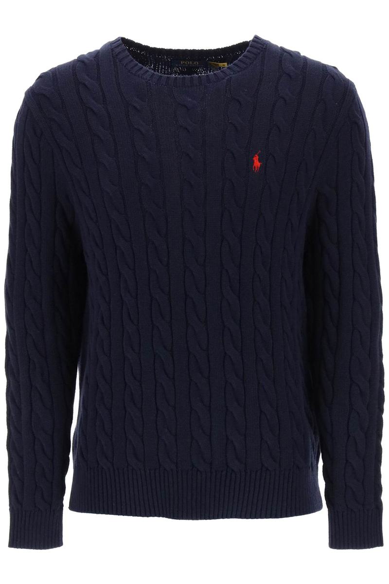 Shop Polo Ralph Lauren Cotton-knit Sweater In Blu