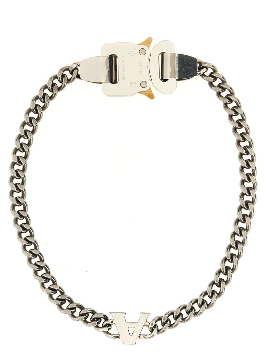 Alyx 1017  9sm Buckle Charm Logo Necklace In Black