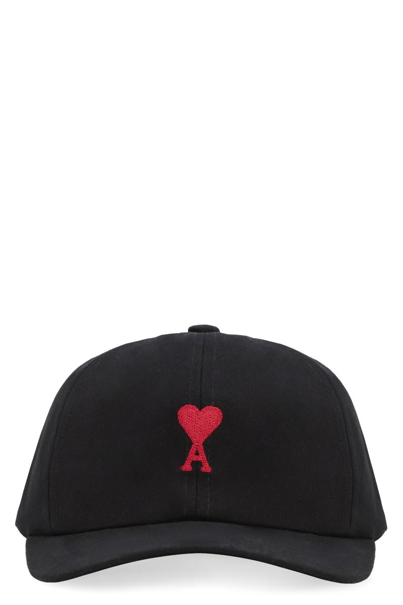 Shop Ami Alexandre Mattiussi Ami Paris Caps & Hats In Black
