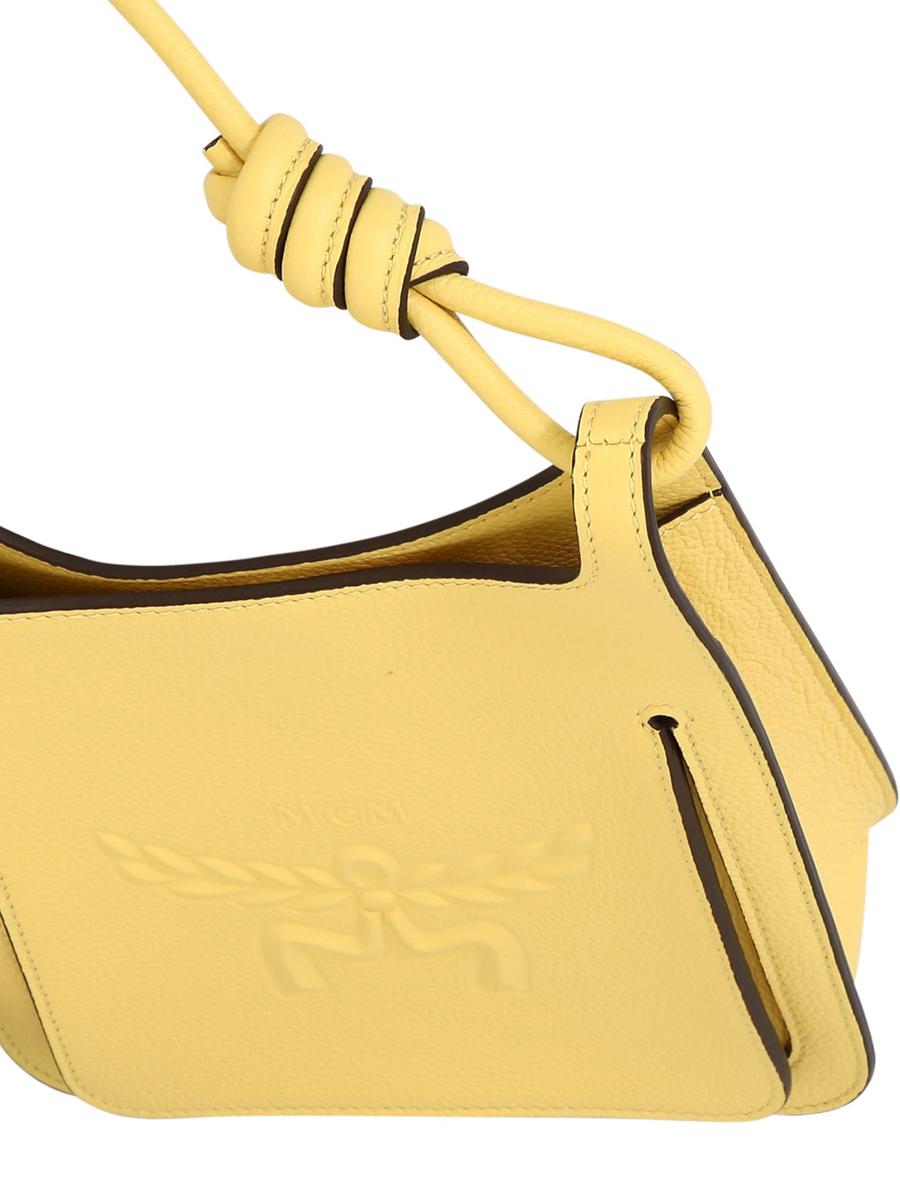 Shop Mcm "himmel" Crossbody Bag In Yellow