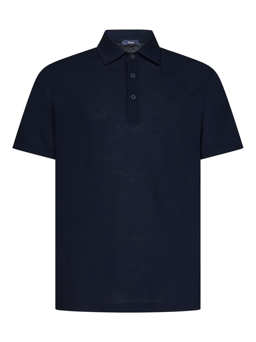 Shop Herno Polo Shirt In Blue