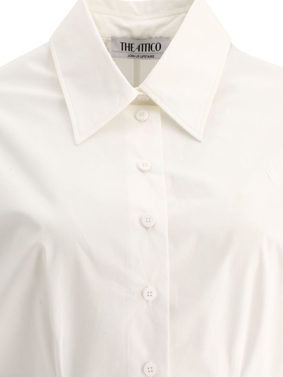 Shop Attico The  Asymmetric Shirt In White