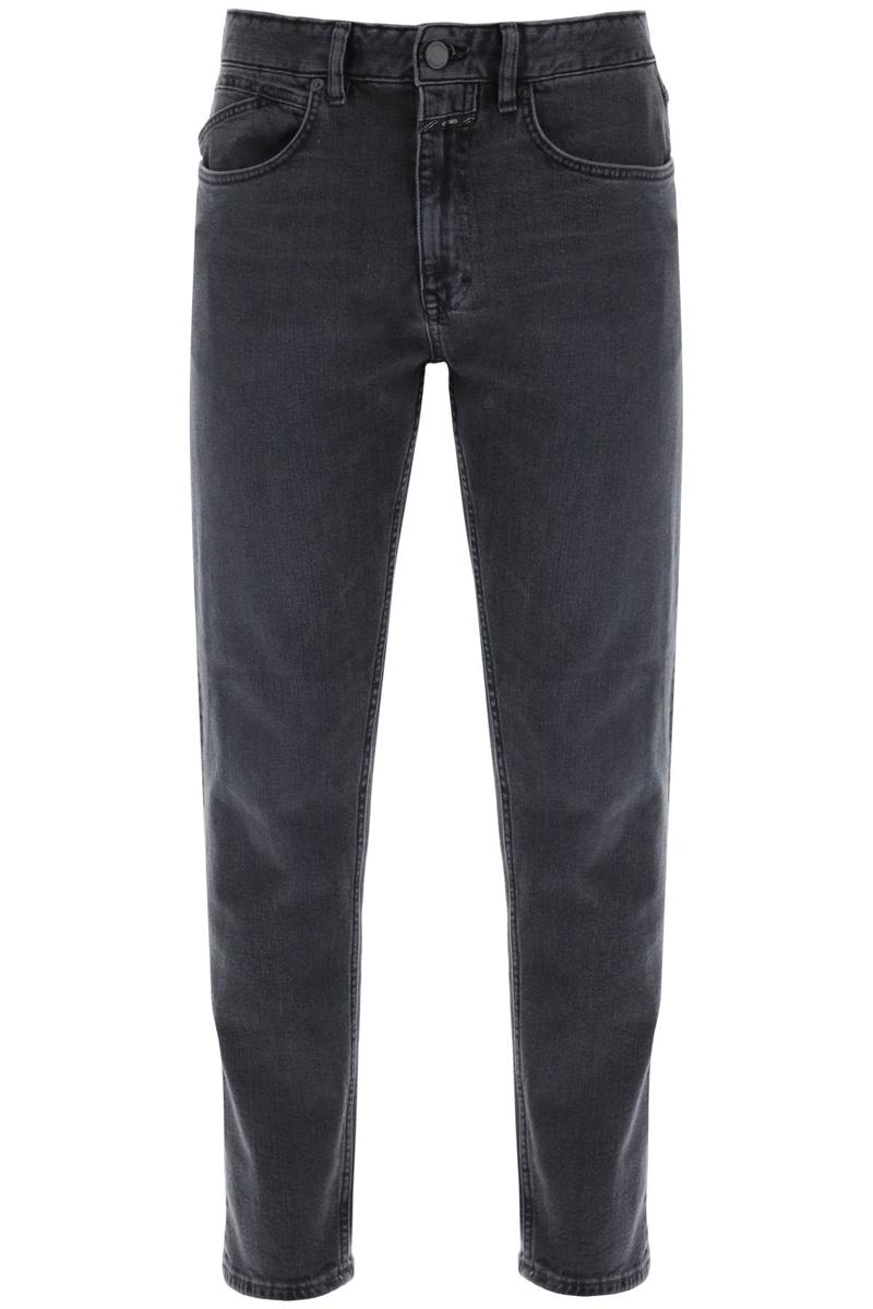 Shop Closed Cooper Jeans With Tapered Cut In Grigio