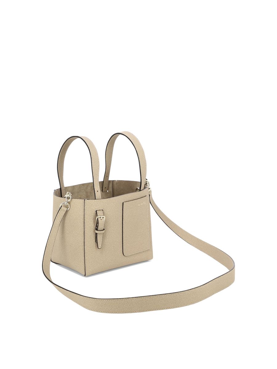 Shop Valextra Bags In Beige