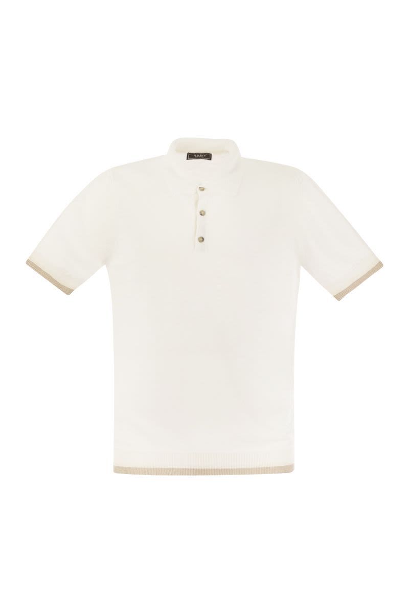 Shop Peserico T-shirts And Polos Ivory