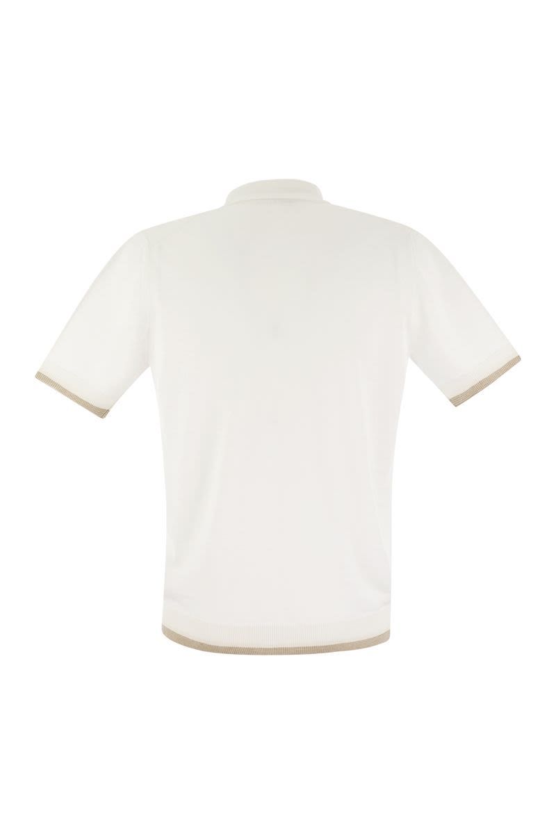 Shop Peserico T-shirts And Polos Ivory