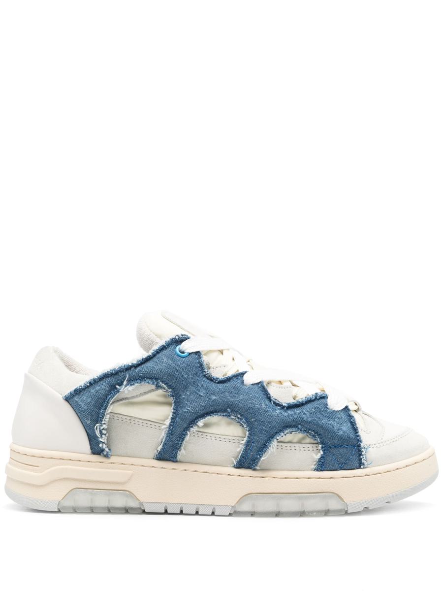 Santha 1 Denim Jeans Shoes In White