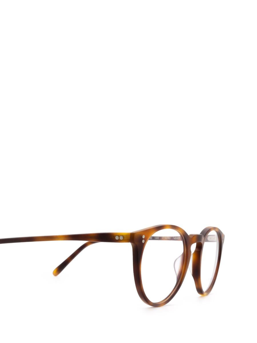 Shop Oliver Peoples Eyeglasses In Semi Matte Dark Mahogany