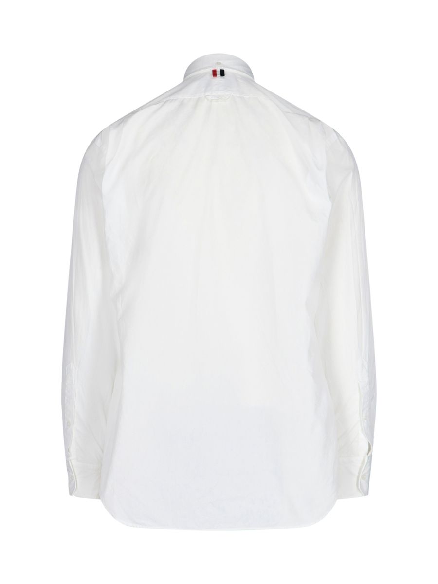 Shop Thom Browne Shirts In White