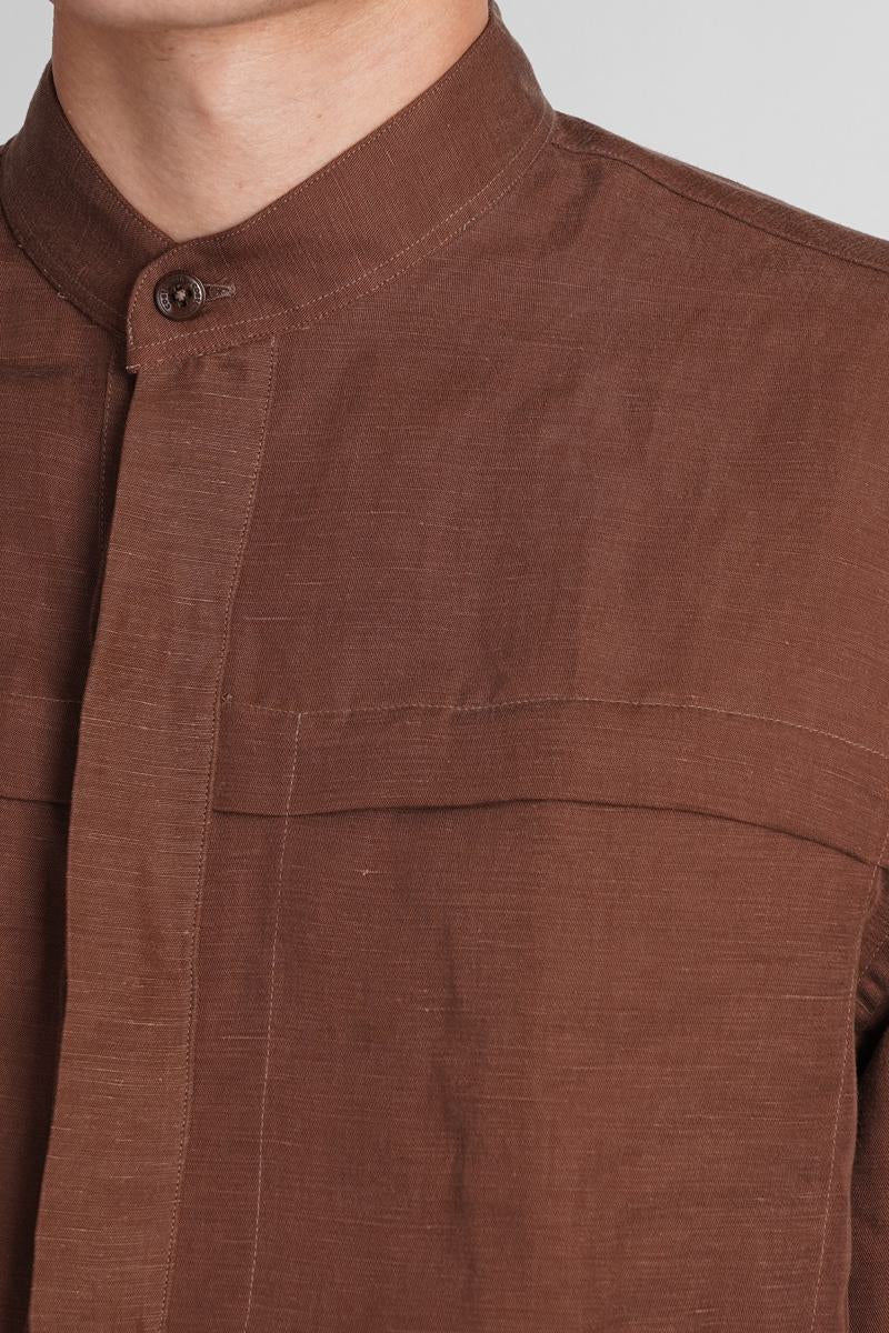 Shop Costumein Mattia Shirt In Brown