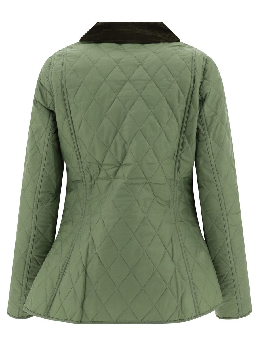 Shop Barbour "annandale" Quilted Jacket In Green