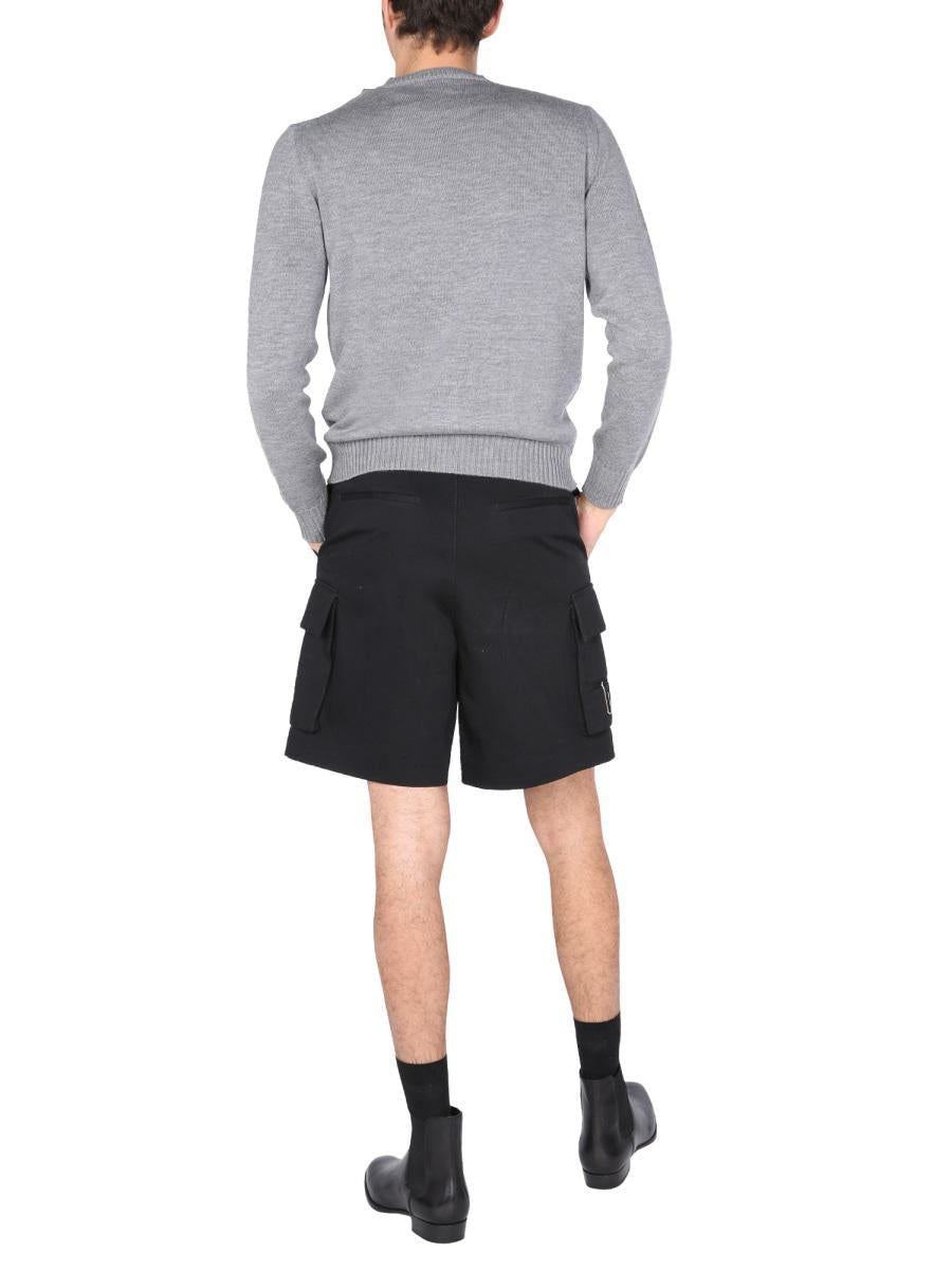 Shop Ballantyne Crew Neck Sweater In Grey