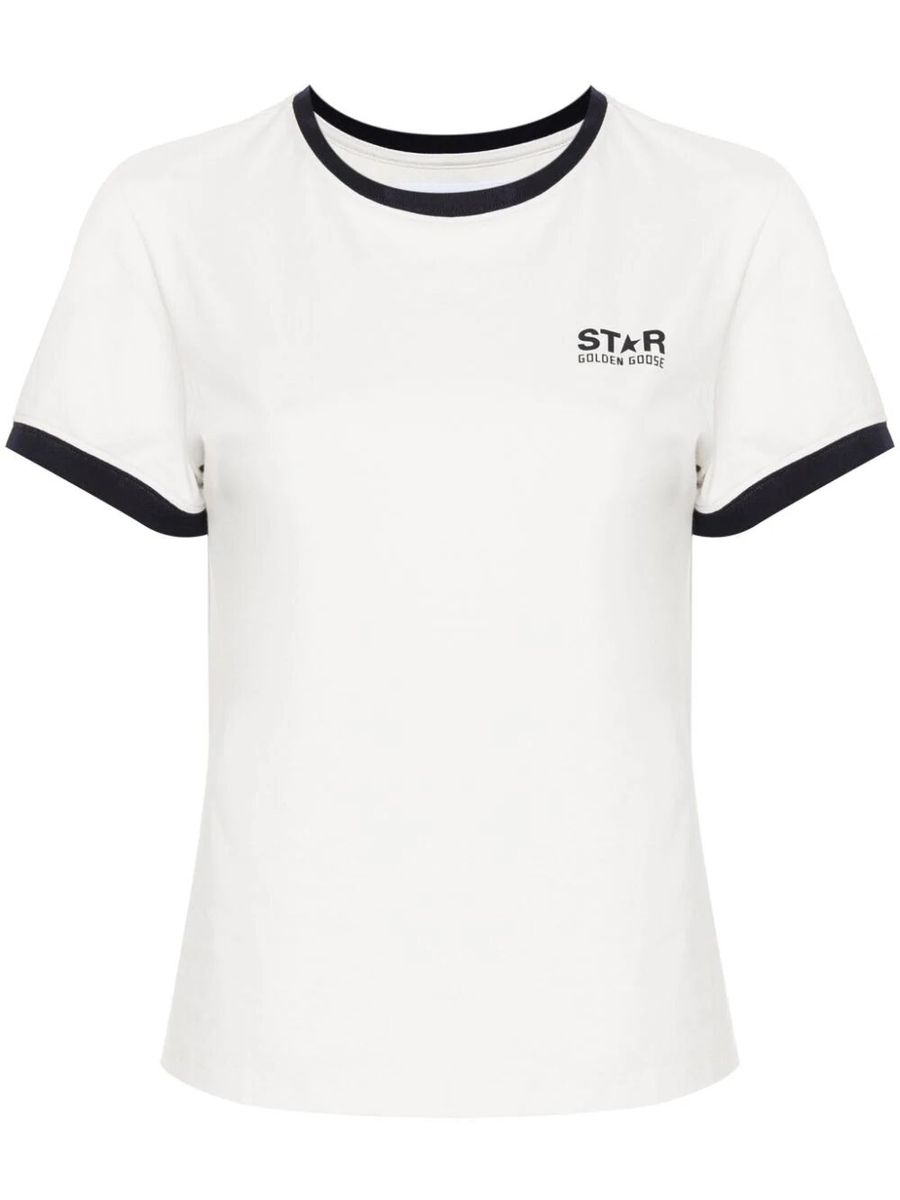 Shop Golden Goose T-shirts & Tops In White