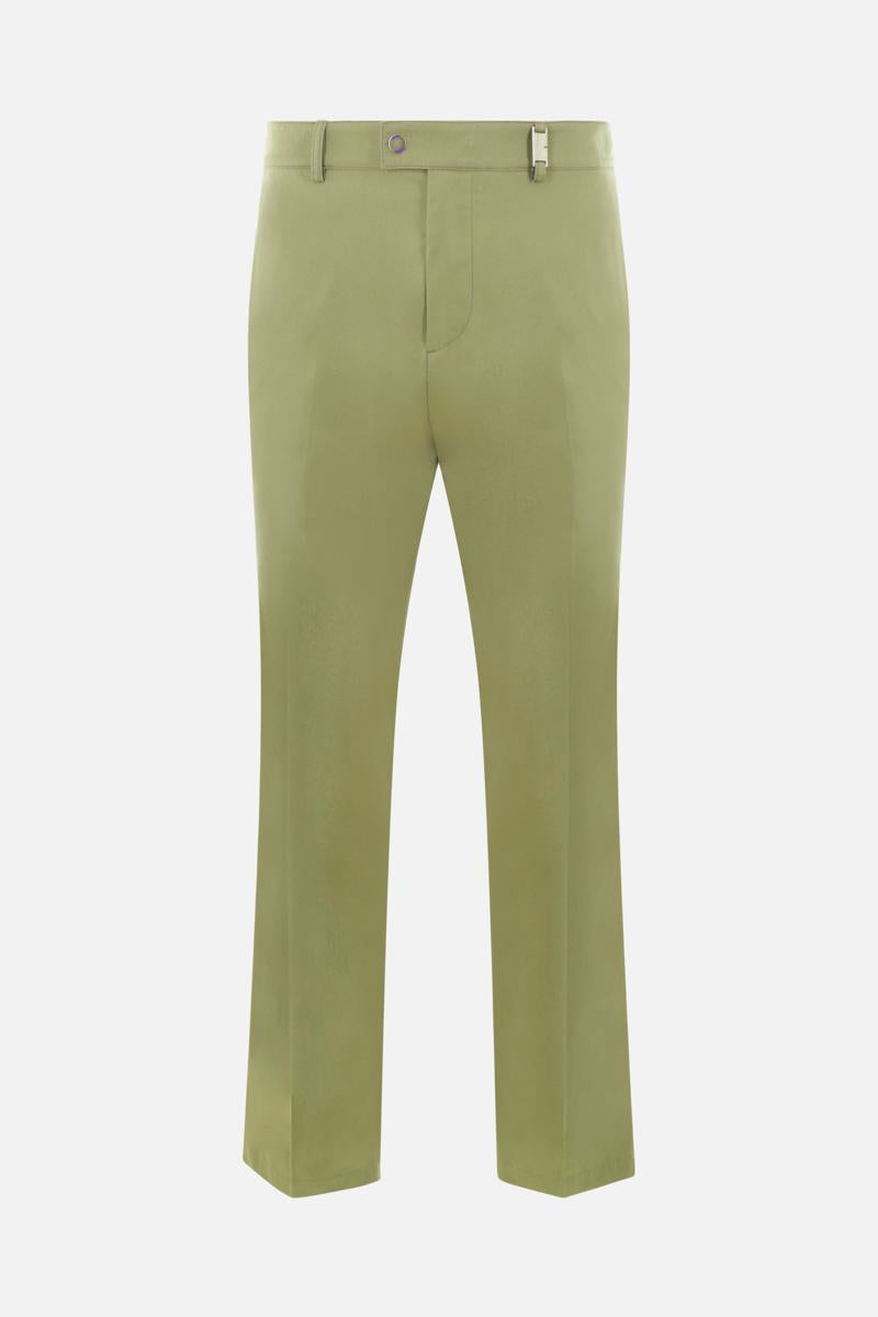 Shop Burberry Trousers In Tent