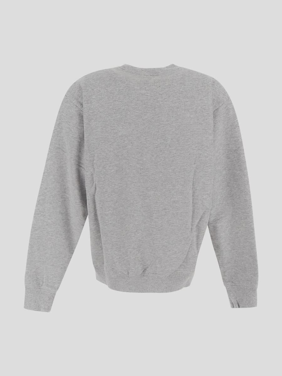 Shop Sporty And Rich Sporty&rich Sweatshirt In Heather Gray Navy