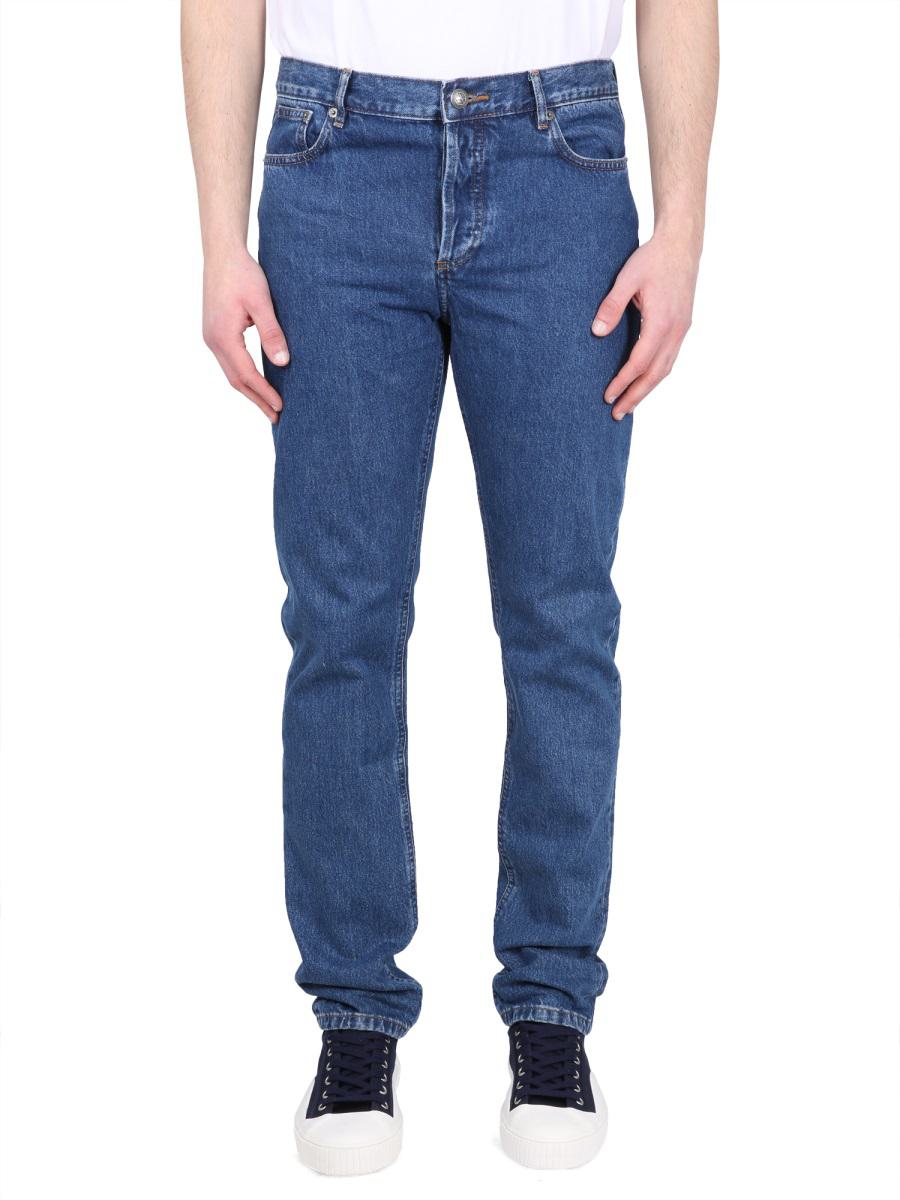 Shop Apc A.p.c. Petit New Standard Jeans In Blue