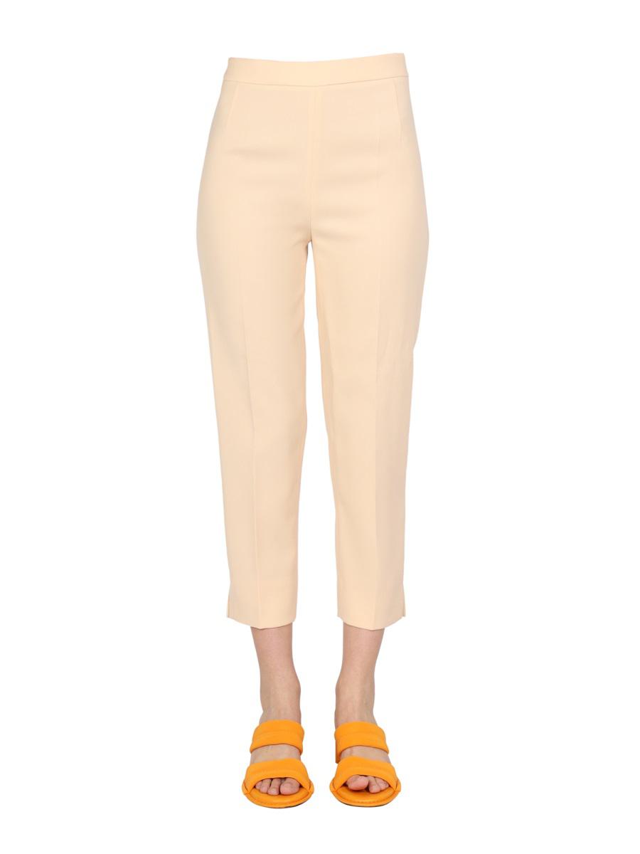 Shop Boutique Moschino Cady Pants In Ivory