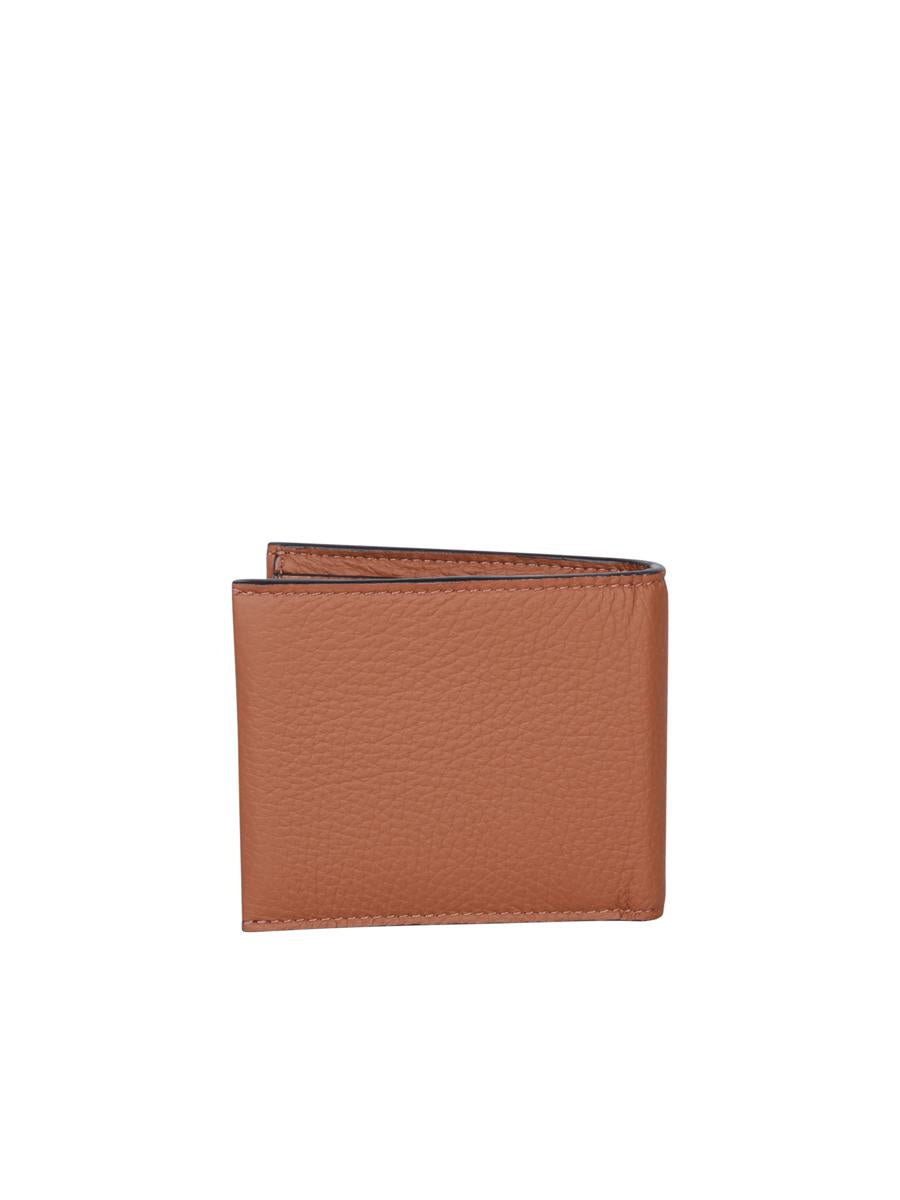 Shop Zegna Wallets In Beige